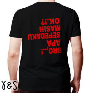 Kaos Kaos Pencinta Sepeda, Apa Sepedaku Design Belakang