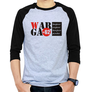 Kaos Raglan kaos raglan warga