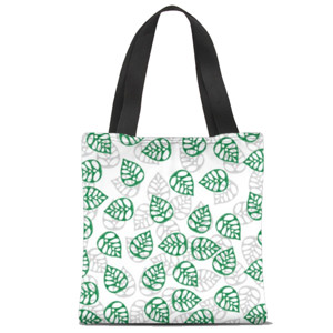 Tas Tote Fullprint Daun-daun - tote bag full print
