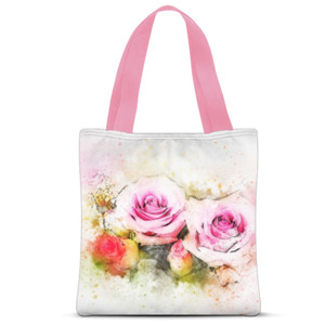 Tas Tote Fullprint Bunga