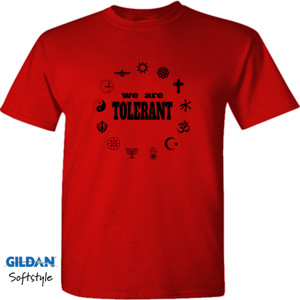 Kaos We Are tolerant T-Shirt