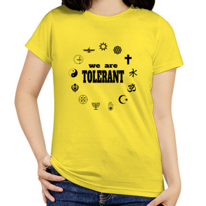 Kaos We Are tolerant T-Shirt
