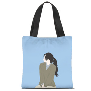 Tas Tote Fullprint Waiting