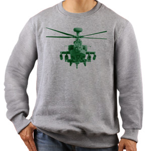 Jaket Sweater Helicopter Apache