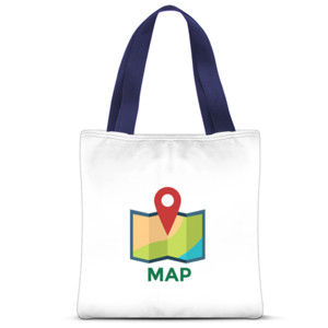 Tas Tote Fullprint Tas Tote MAP