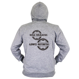 Hoodie Zipper Sepeda Gowes Rutinitas
