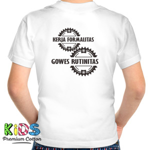 Kaos Sepeda Gowes Rutinitas