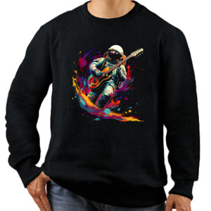 Jaket Sweater Astronot Rock and Roll