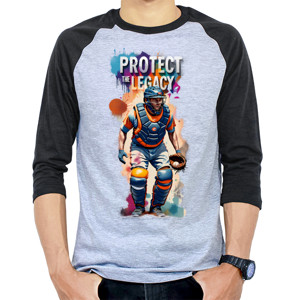 Kaos Raglan protect the legacy