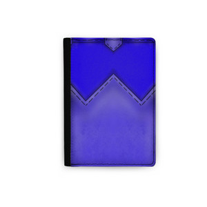 Dompet Passport Desain kulit biru