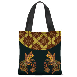Tas Tote Fullprint Batik Bird #4