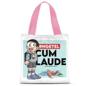 Tas Tote Fullprint Toothbag Nobita #Ngeyelcumlaude