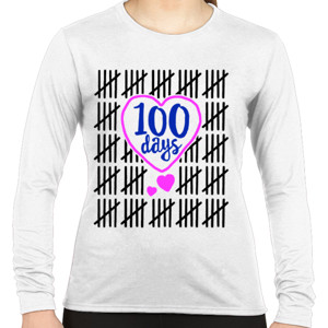 Kaos 100 Days of School merch - 2