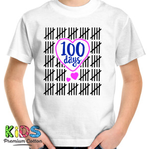 Kaos 100 Days of School merch - 2