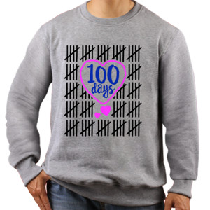 Jaket Sweater 100 Days of School merch - 2