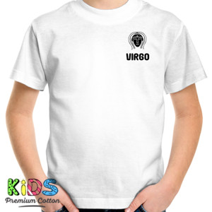 Kaos Zodiak Virgo Logo - Black Exclusive