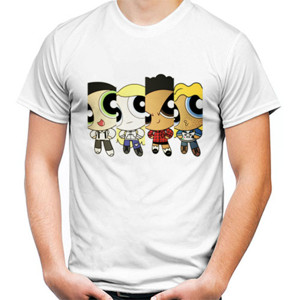 Kaos boyish power puff girl