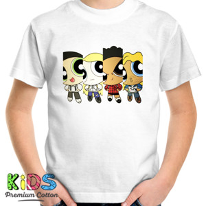 Kaos boyish power puff girl