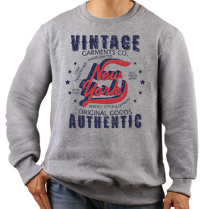 Jaket Sweater Vintage New York Denim