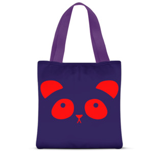 Tas Tote Fullprint Face Panda