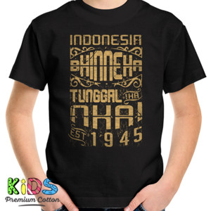 Kaos NKRI BHINNEKA TUNGGAL IKA gold