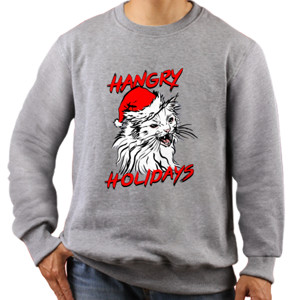 Jaket Sweater Hangry Holidays