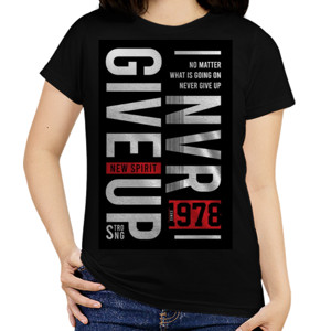 Kaos Never Give Up 1978 Red