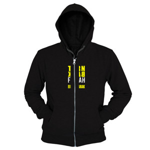 Hoodie Zipper Eid Mubarak Turn Back Fitrah