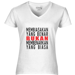 Kaos Membiasakan Yang Benar