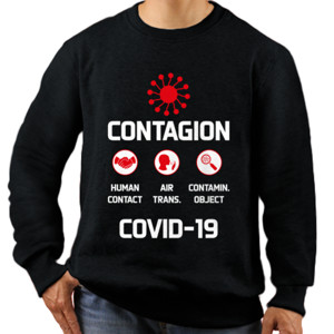 Jaket Sweater Contagion corona covid
