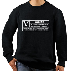 Jaket Sweater Kaos Vegan - Veganism