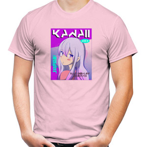 Kaos Kaos Tema Anime Kawaii Jepang Pink Lucu Dan Cute