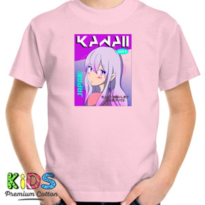 Kaos Kaos Tema Anime Kawaii Jepang Pink Lucu Dan Cute