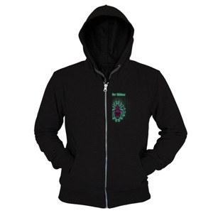 Hoodie Zipper Killer Black Widow