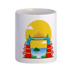 Mug GRAPHIC VECTOR MUG TELUK KILUAN PESAWARAN LAMPUNG