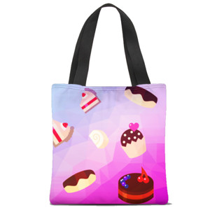 Tas Tote Fullprint Cake