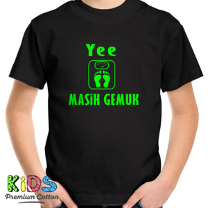 Kaos Ukuran Besar Jumbo Yee Masih Gemuk