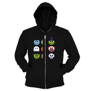 Hoodie Zipper Halloween emoticon