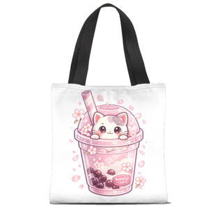Tas Tote Fullprint SAKURA BOBA CAT