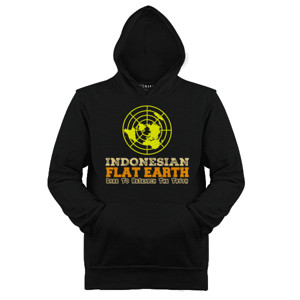 Jaket Hoodie Kaos Flat Earth Indonesia