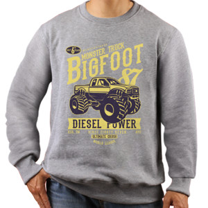 Jaket Sweater Monster Truck - Big Foot