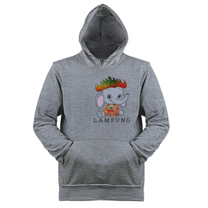 Jaket Hoodie Gajah Lampung cute (2)