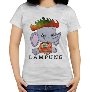 Kaos Gajah Lampung cute (2)