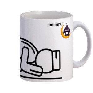 Mug mug bergambar orang sholat minimu