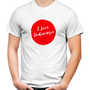 Kaos I Love Indonesia
