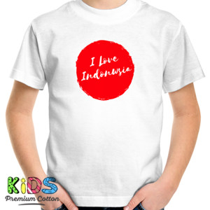 Kaos I Love Indonesia