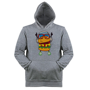 Jaket Hoodie Hamburger Music