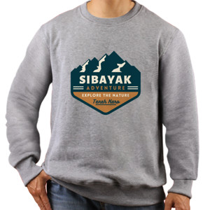 Jaket Sweater Kaos Sibayak Mountain