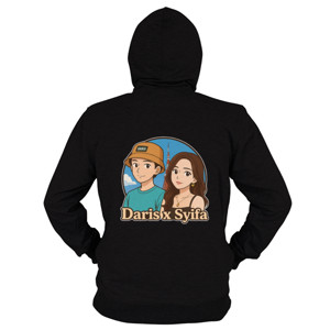 Hoodie Zipper Daris x Syifa Hadju