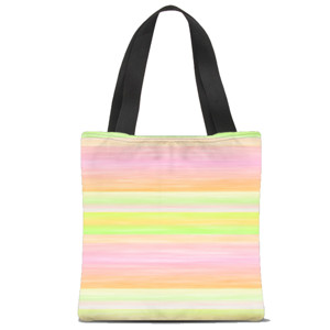 Tas Tote Fullprint colorful strips 01